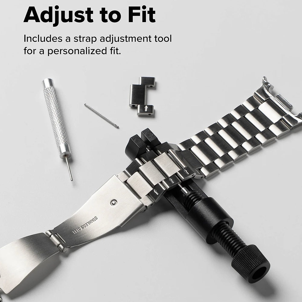 Pas Ringke Metal One Air za Samsung Galaxy Watch8 / Watch8 Classic Series, Srebrn