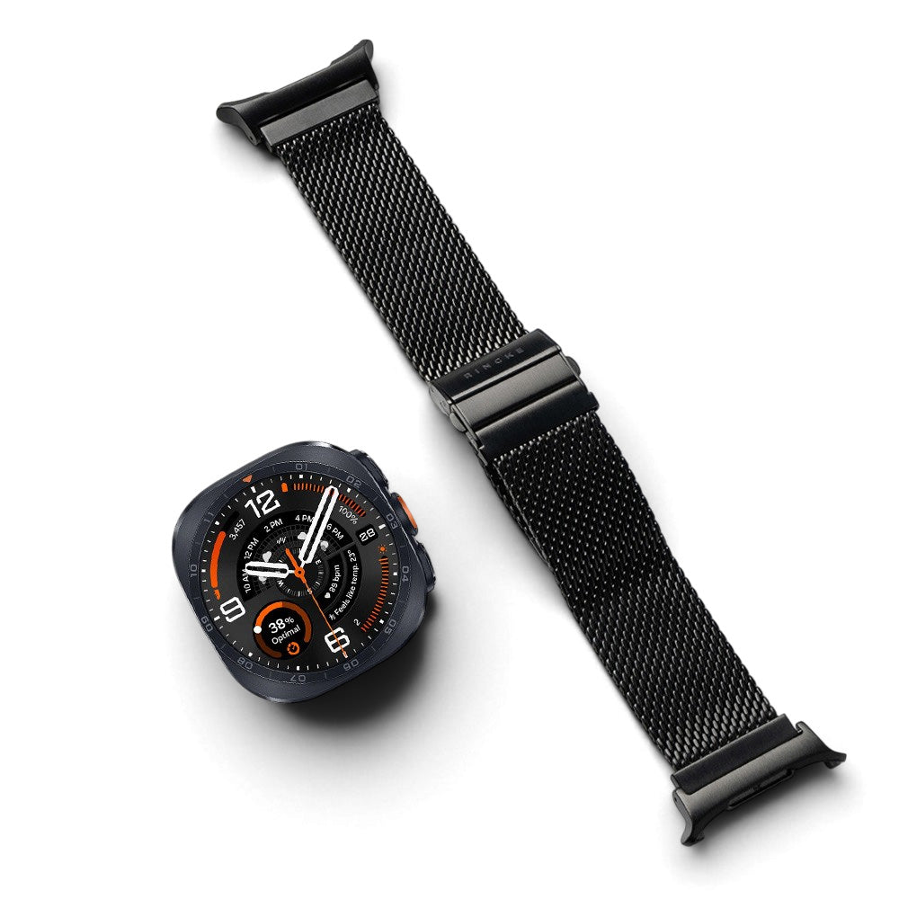 Pašček Ringke Metal One Mesh za Samsung Galaxy Watch Ultra2, črn