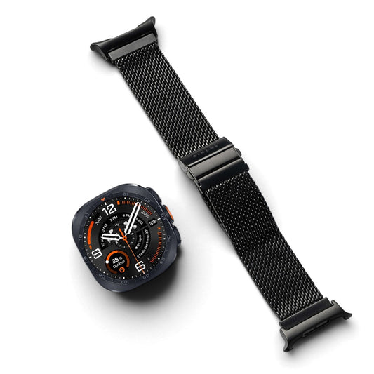 Pašček Ringke Metal One Mesh za Samsung Galaxy Watch Ultra2, črn