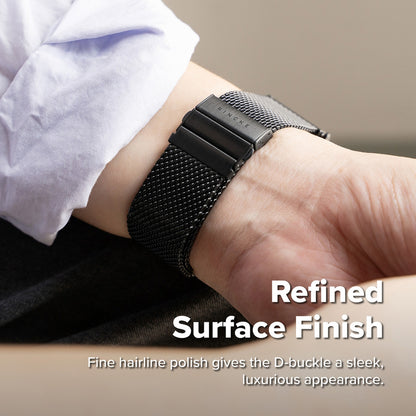 Pašček Ringke Metal One Mesh za Samsung Galaxy Watch Ultra2, črn