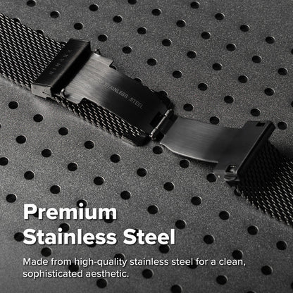 Pašček Ringke Metal One Mesh za Samsung Galaxy Watch Ultra2, črn
