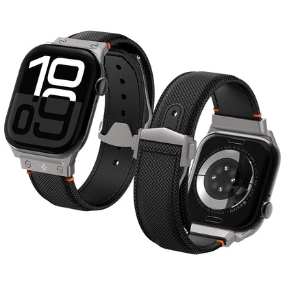 Trak Spigen Classic Fit za Apple Watch 49mm / 46mm / 45mm / 44mm / 42mm serije, črna AMP09304