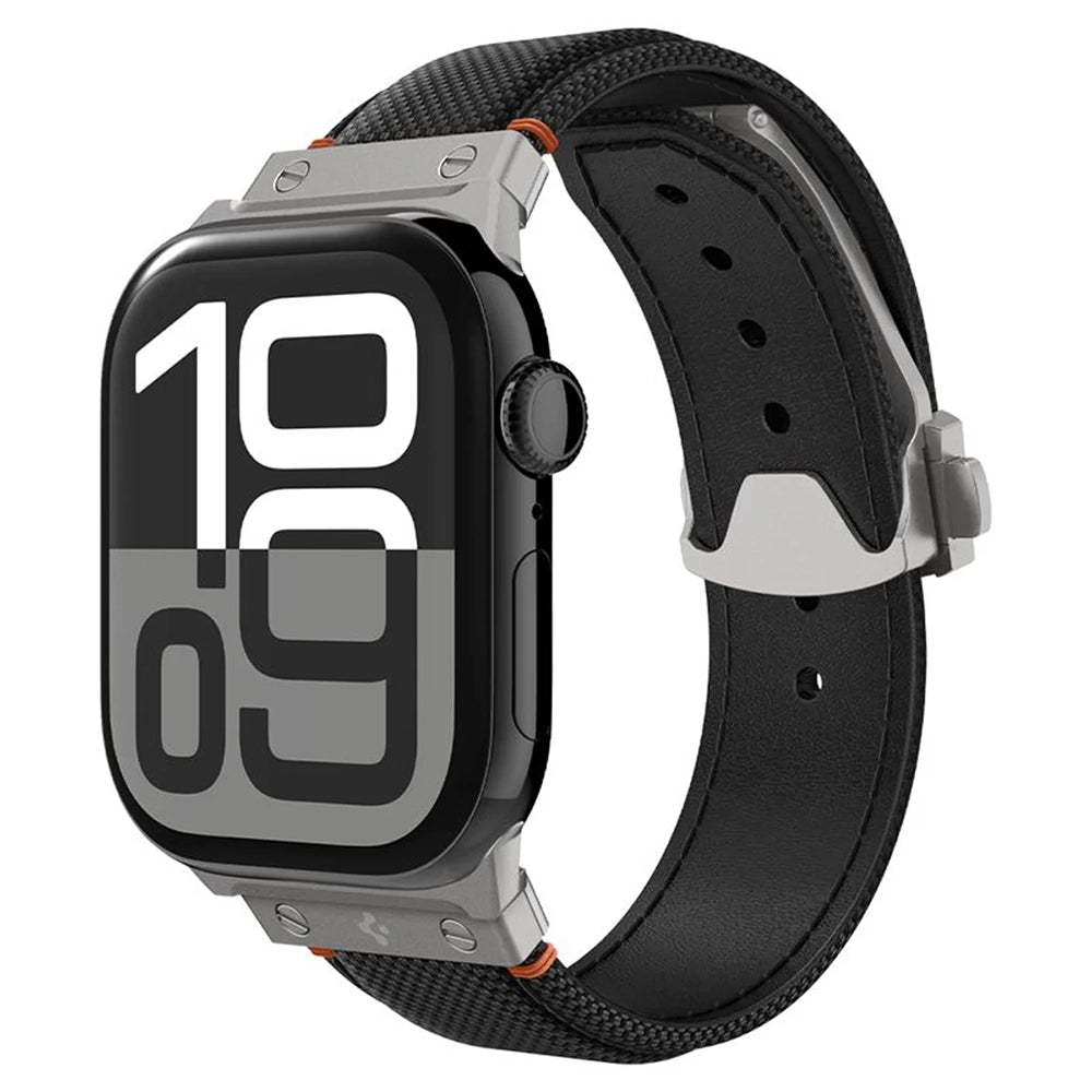 Trak Spigen Classic Fit za Apple Watch 49mm / 46mm / 45mm / 44mm / 42mm serije, črna AMP09304