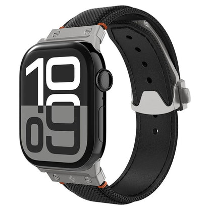 Trak Spigen Classic Fit za Apple Watch 49mm / 46mm / 45mm / 44mm / 42mm serije, črna AMP09304