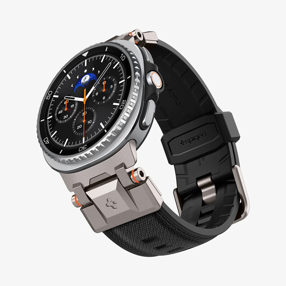 Pašček Spigen DuraPro Armor za Samsung Galaxy Watch9 / Watch8 / Watch8 Classic Series, siva AMP10118