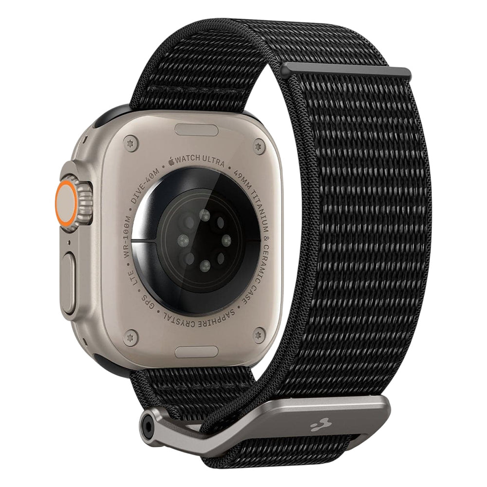 Trak Spigen DuraPro Flex za Apple Watch 49mm / 46mm / 45mm / 44mm serije, črna AMP02465