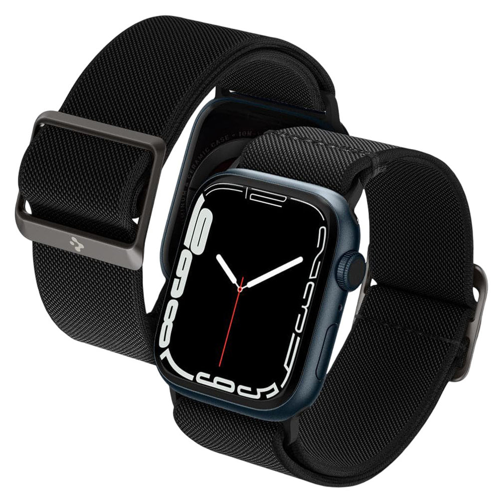 Trak Spigen Lite Fit za Apple Watch 49mm / 46mm / 45mm / 44mm serije, črna AMP02286