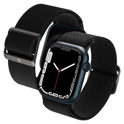 Trak Spigen Lite Fit za Apple Watch 49mm / 46mm / 45mm / 44mm serije, črna AMP02286