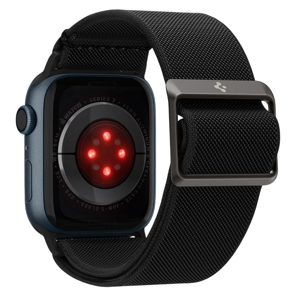Trak Spigen Lite Fit za Apple Watch 49mm / 46mm / 45mm / 44mm serije, črna AMP02286