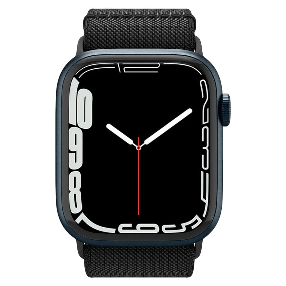 Trak Spigen Lite Fit za Apple Watch 49mm / 46mm / 45mm / 44mm serije, črna AMP02286