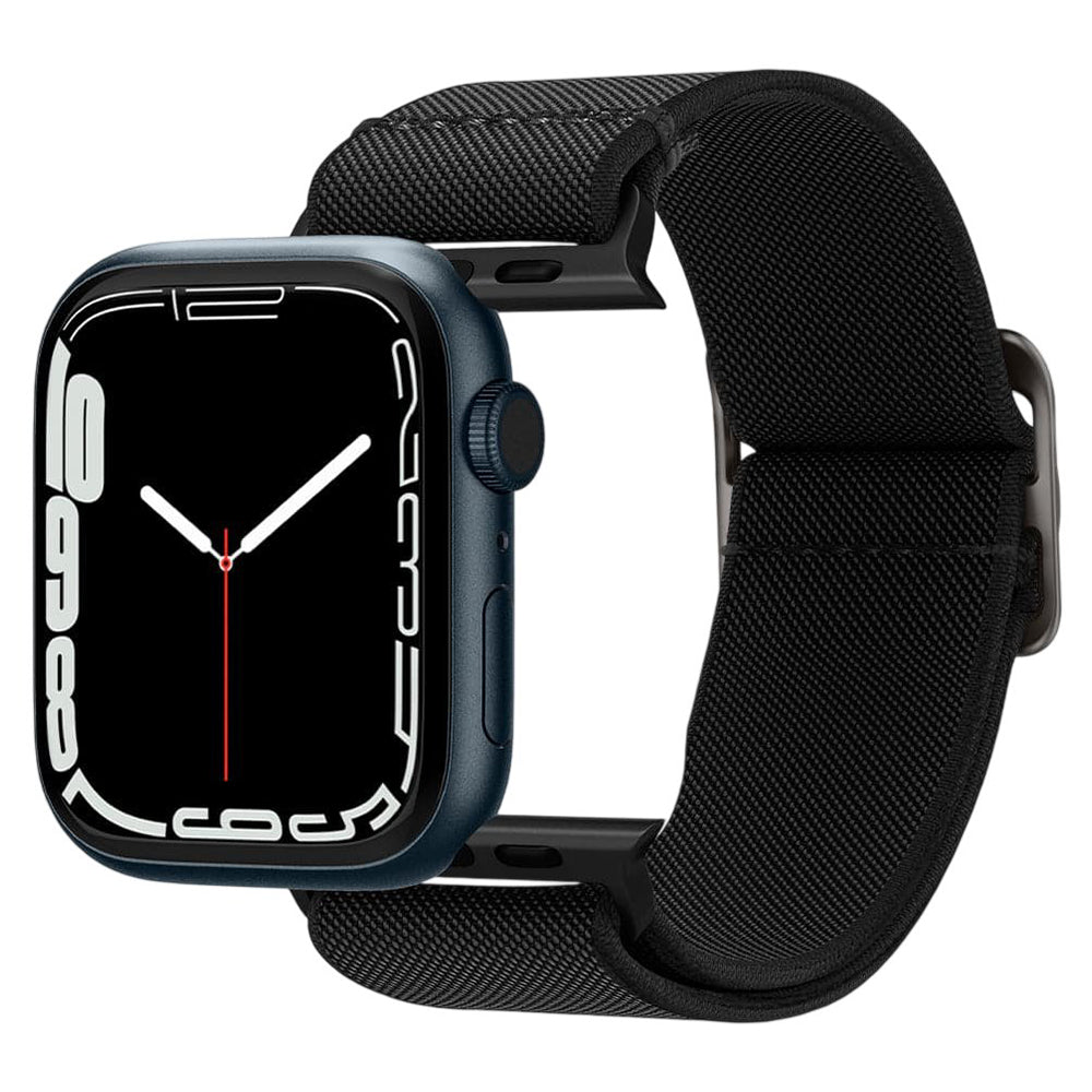 Trak Spigen Lite Fit za Apple Watch 49mm / 46mm / 45mm / 44mm serije, črna AMP02286