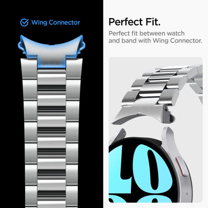 Spigen Modern Fit Strap for Samsung Galaxy Watch6 44mm, Silver