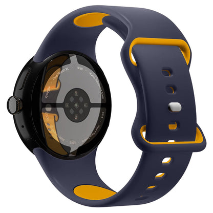 Pašček Spigen Nano Pop za Google Pixel Watch 45mm serijo, temno moder AMP09490