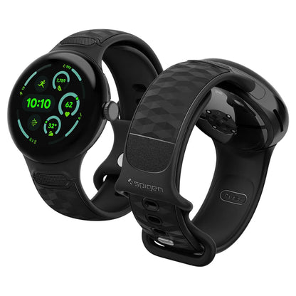 Pas Spigen Parallax za Google Pixel Watch 45mm Series, mat črn AMP10192