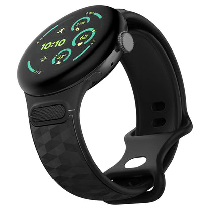 Pas Spigen Parallax za Google Pixel Watch 45mm Series, mat črn AMP10192