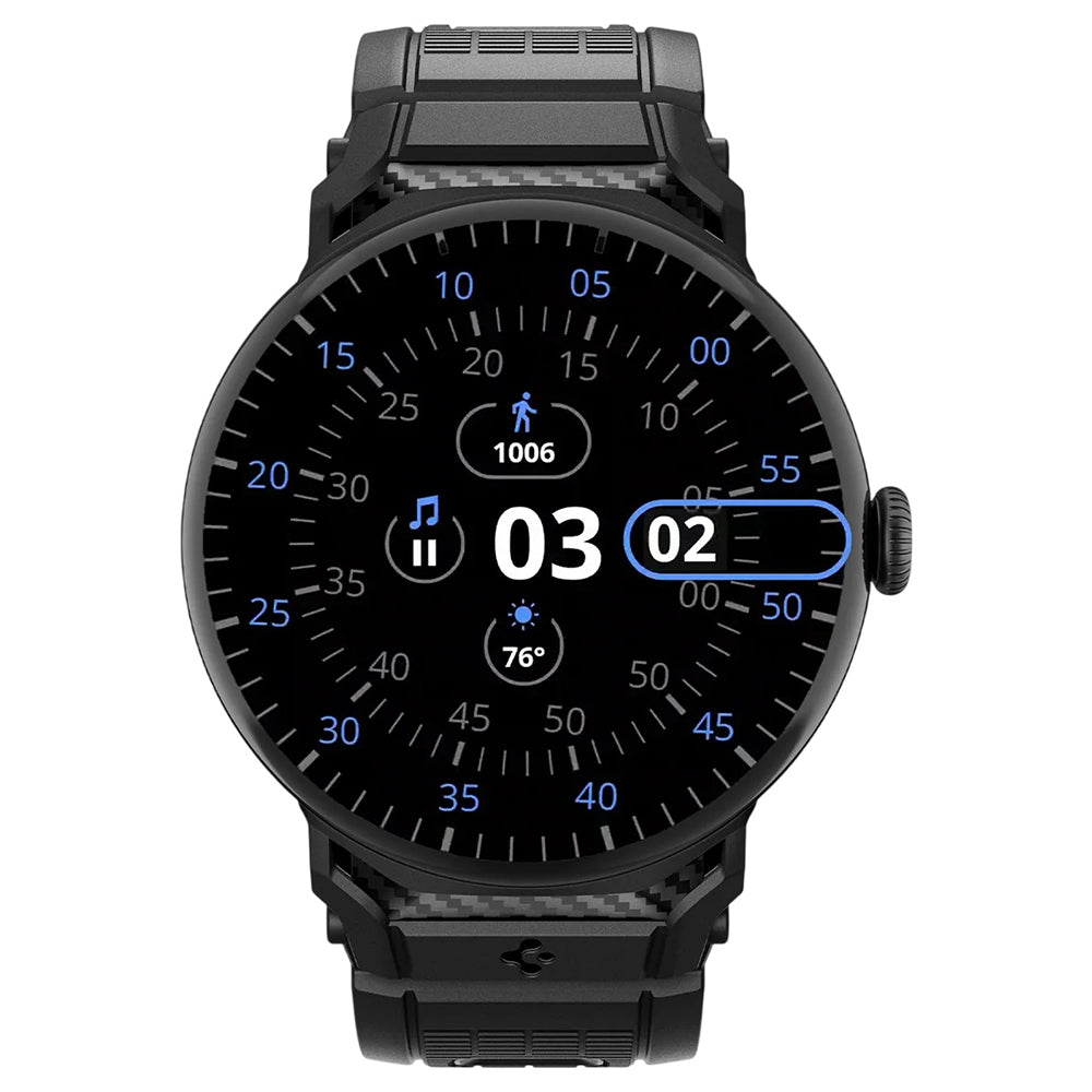 Trak Spigen Rugged za Google Pixel Watch 41mm Series, Črna AMP07556