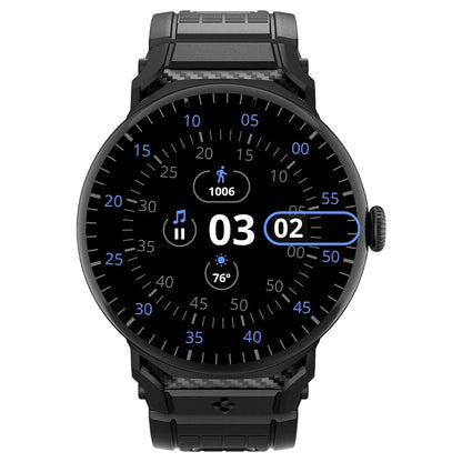 Trak Spigen Rugged za Google Pixel Watch 45mm Series, črna AMP07600