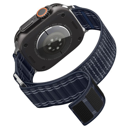 Pašček Spigen WBF0 za Apple Watch 49mm / 46mm / 45mm / 44mm serije, temno moder AMP10143