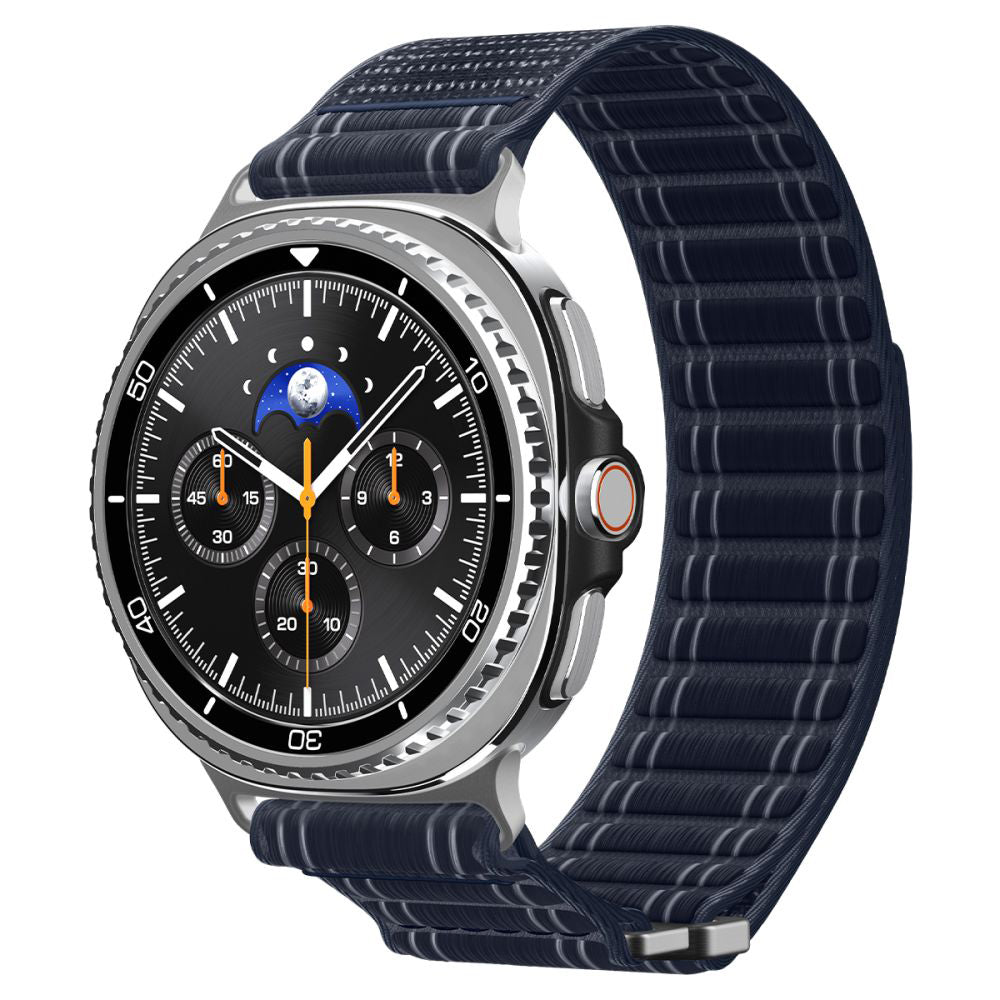 Pašček Spigen WBF0 za Samsung Galaxy Watch8 / Watch8 Classic Series, temno moder AMP10155