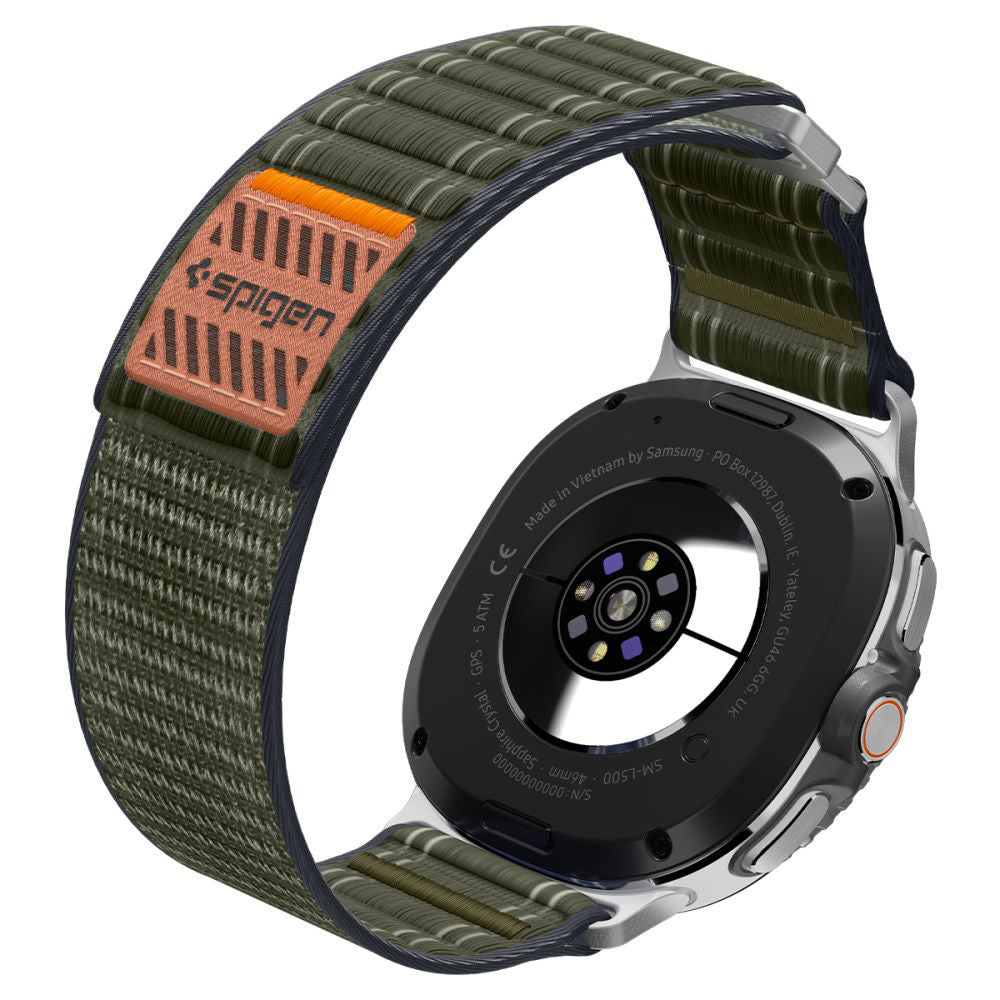 Pašček Spigen WBF0 za Samsung Galaxy Watch8 / Watch8 Classic Series, zelen AMP10154