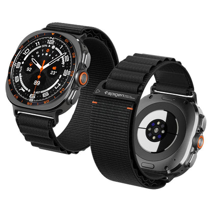 Pašček Spigen WBF1 za Samsung Galaxy Watch Ultra Series, črn AMP11613