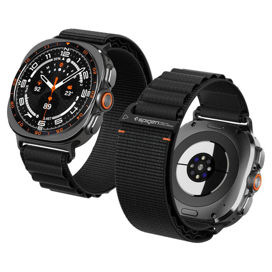 Pašček Spigen WBF1 za Samsung Galaxy Watch Ultra Series, črn AMP11613