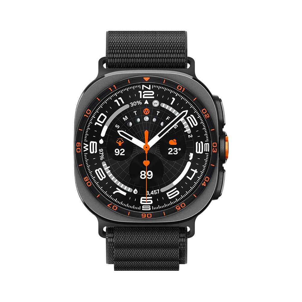 Pašček Spigen WBF1 za Samsung Galaxy Watch Ultra Series, črn AMP11613