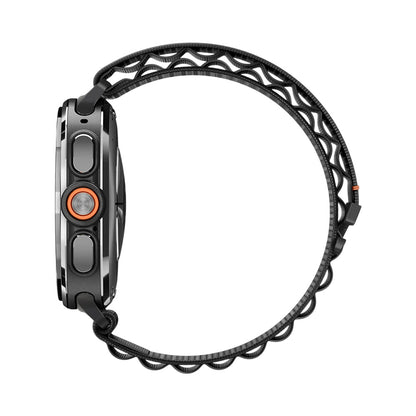 Pašček Spigen WBF1 za Samsung Galaxy Watch Ultra Series, črn AMP11613