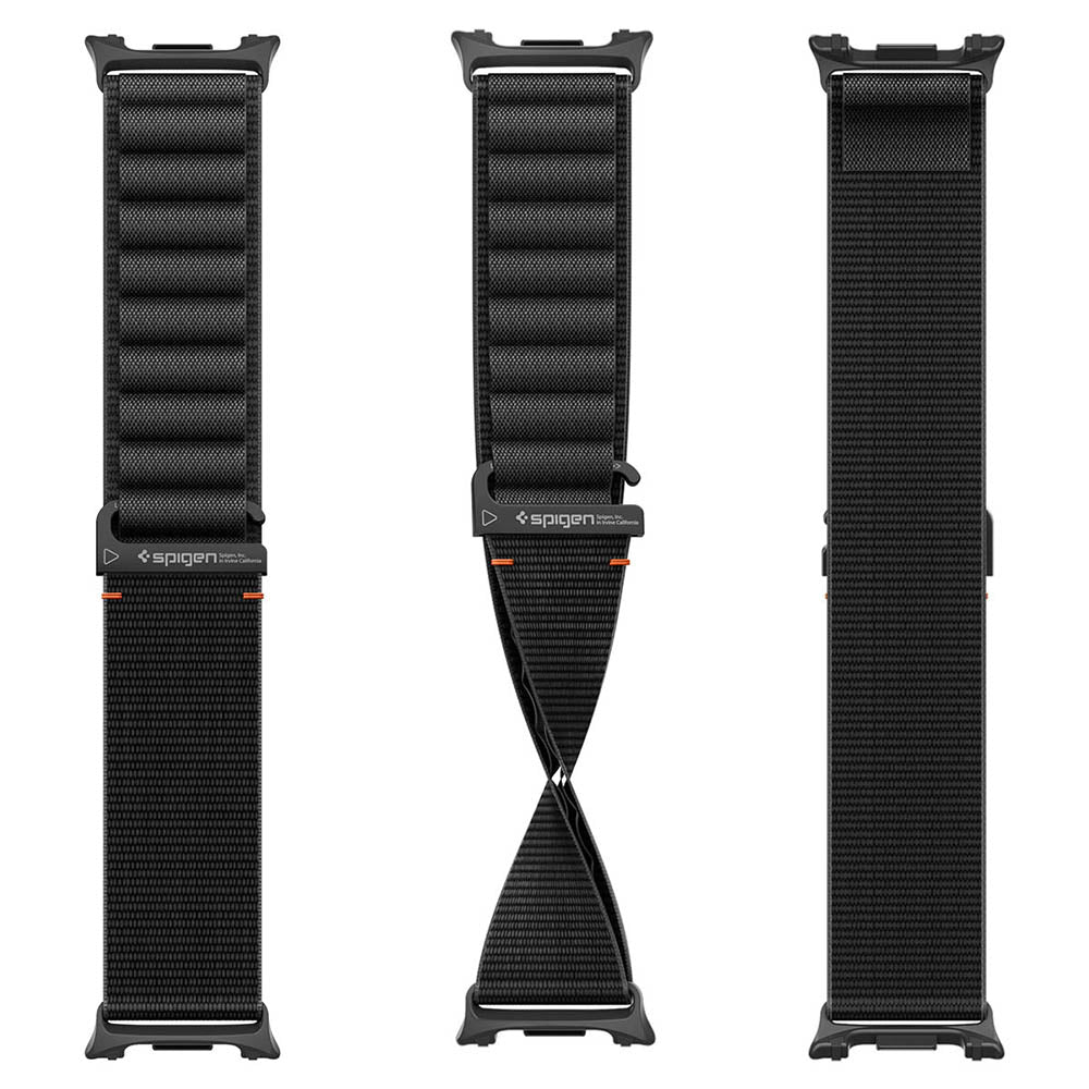 Pašček Spigen WBF1 za Samsung Galaxy Watch9 / Watch8 / Watch8 Classic Series, črn AMP11607