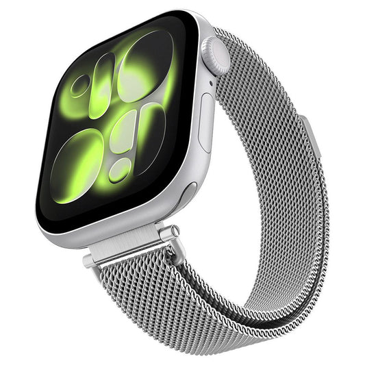 Pašček Spigen WBM4 za Apple Watch 42mm / 41mm / 40mm serije, srebrn AMP10498