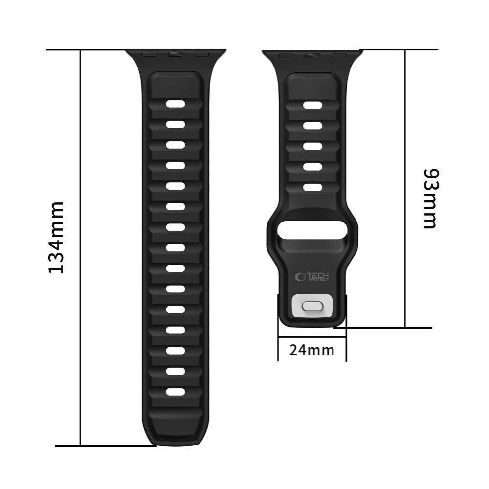 Pas Tech-Protect Iconband Line za Apple Watch 49mm / 46mm / 45mm / 44mm Series, Zelen