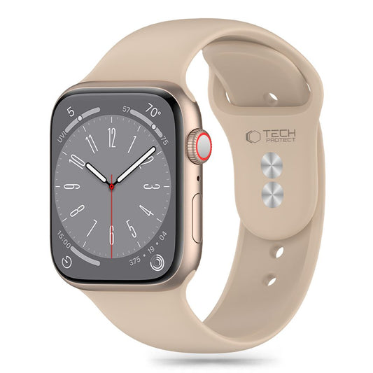 Pas Tech-Protect Silicone za Apple Watch 41mm / 40mm / 38mm Series, Bež