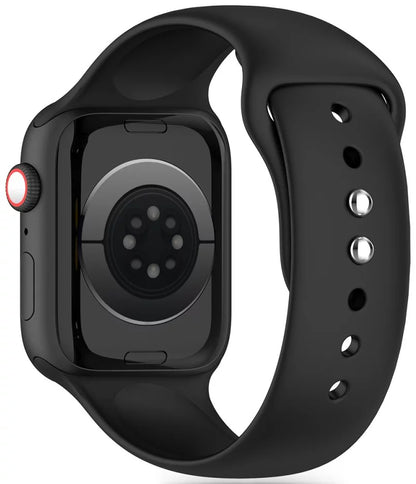 Pas Tech-Protect Silicone za Apple Watch 42mm / 41mm / 40mm Series, Črna
