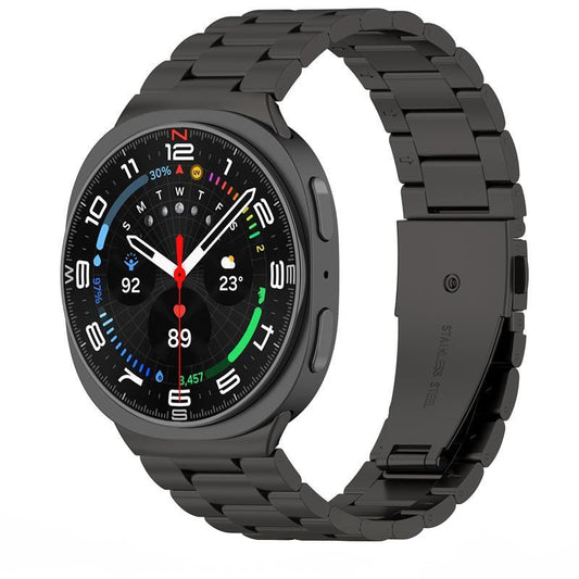 Pas Tech-Protect Stainless za Samsung Galaxy Watch8 / Watch8 Classic Series, Črna
