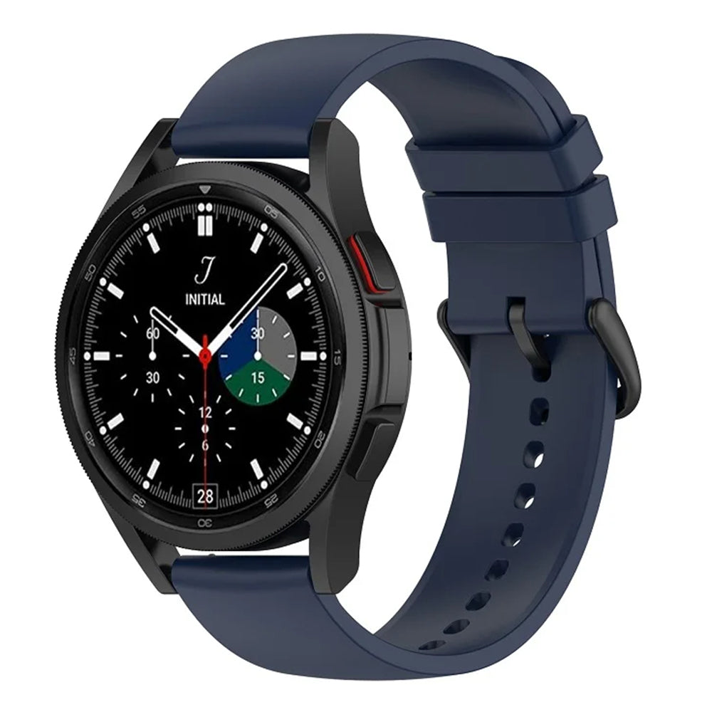Pas Techsuit W001 za Samsung Galaxy Watch / Huawei Watch Series, 20mm, Temno modra