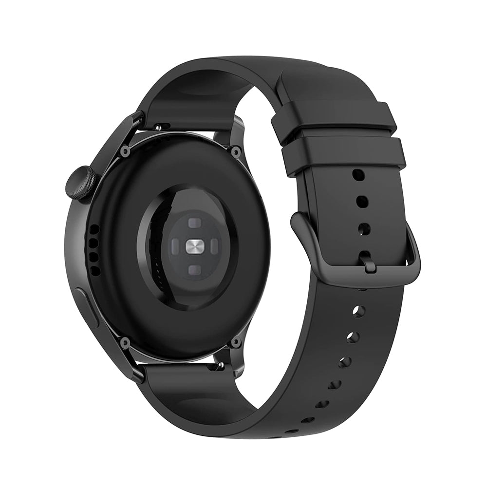 Pas Techsuit W001 za Samsung Galaxy Watch / Huawei Watch Series, 20mm, Črna