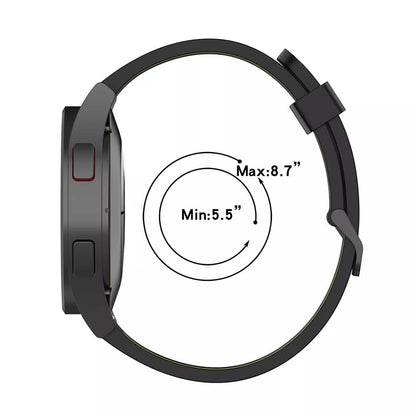 Pas Techsuit W002 za Huawei Watch / Xiaomi Watch Series, 22mm, Črna