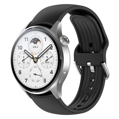 Pas Techsuit W003 za Huawei Watch / Xiaomi Watch Series, 22mm, Črna