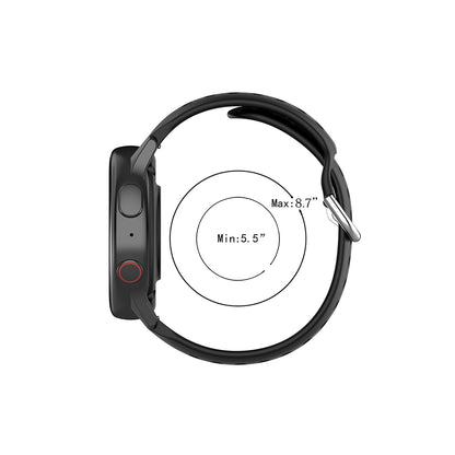 Pas Techsuit W004 za Samsung Galaxy Watch / Huawei Watch Series, 22mm, Črna