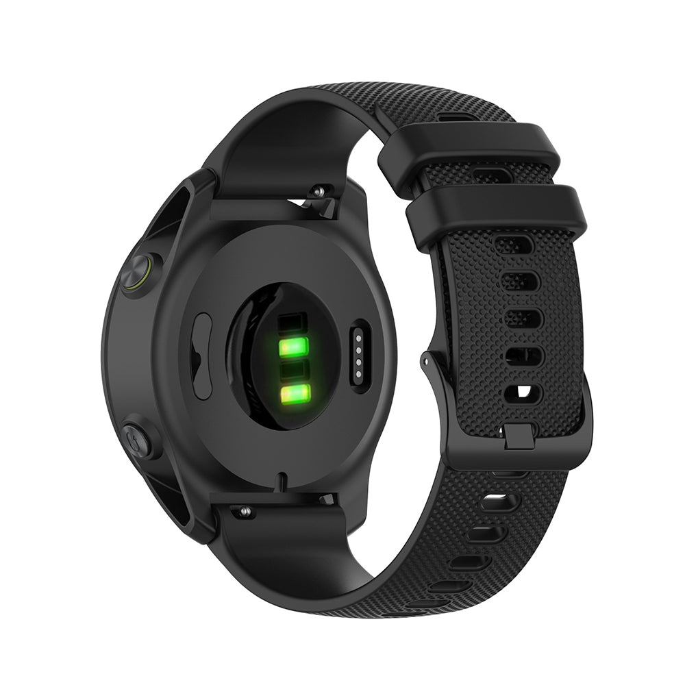 Pas Techsuit W006 za Samsung Galaxy Watch / Huawei Watch Series, 20mm, Črna