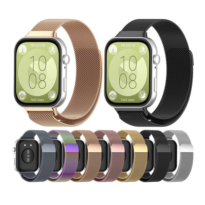 Pas Techsuit W009 za Huawei Watch Fit 4 Pro / Watch Fit 4 / Watch Fit 3, Črna