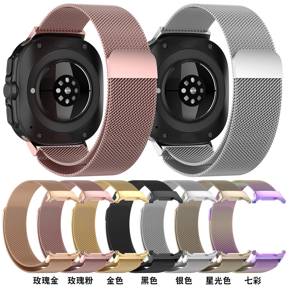 Pas Techsuit W009 za Samsung Galaxy Watch Ultra, Rožnato Zlata