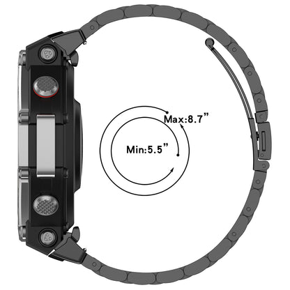 Pas Techsuit W010 za Amazfit T-Rex 3, Črna