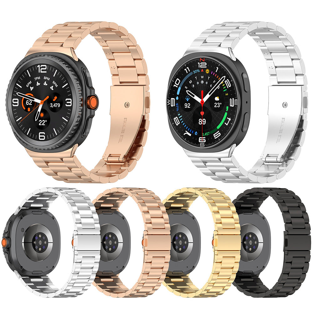 Pas Techsuit W010 za Samsung Galaxy Watch 8 Classic / Watch8 44mm / Watch 8 40mm, Črna
