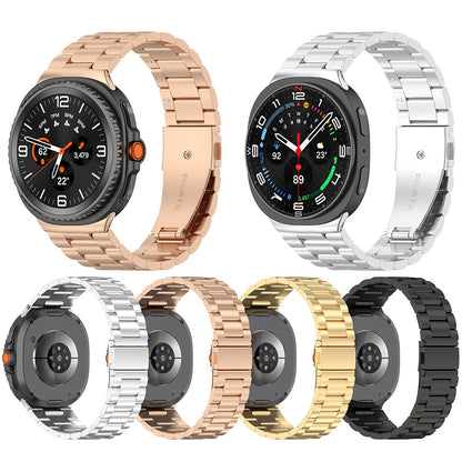 Pas Techsuit W010 za Samsung Galaxy Watch 8 Classic / Watch8 44mm / Watch 8 40mm, Črna