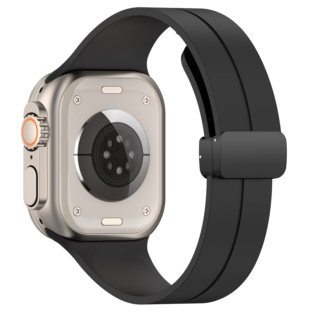 Pas Techsuit W011 za Apple Watch 49mm / 46mm / 45mm / 44mm / 42mm serije, črna.