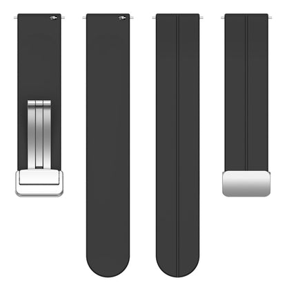 Pas Techsuit W011 za Huawei Watch / Xiaomi Watch Series, 22mm, Črna