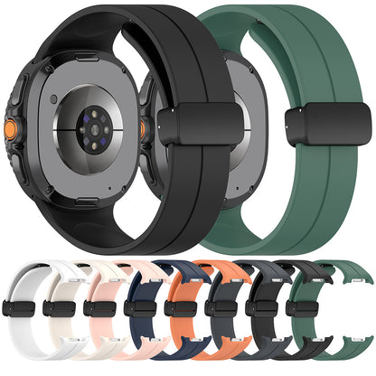 Pas Techsuit W011 za Samsung Galaxy Watch 8 Classic / Watch8 44mm / Watch 8 40mm, Oranžen.