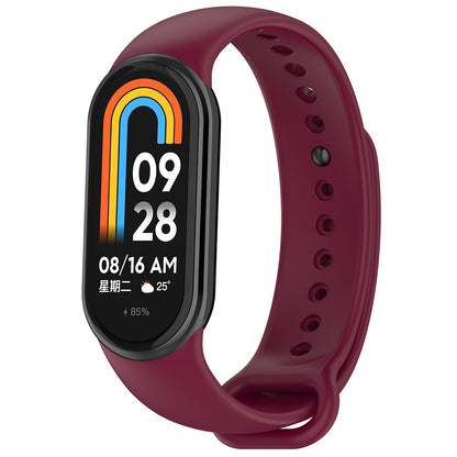 Pas Techsuit W014 za Xiaomi Smart Band 9 / 8, Temno rdeča