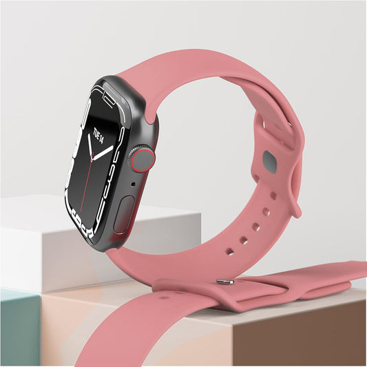 Pas Techsuit W031 za Apple Watch 42mm / 41mm / 40mm / 38mm Series, Roza